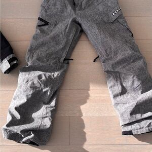 Burton Men's Charcoal Cargo Pants